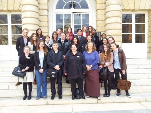 Les étudiants de Paris II en visite au Sénat