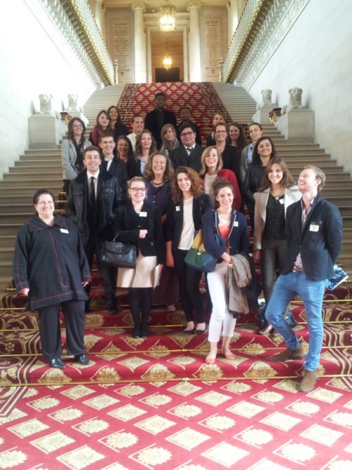 Les étudiants de Paris II en visite au Sénat